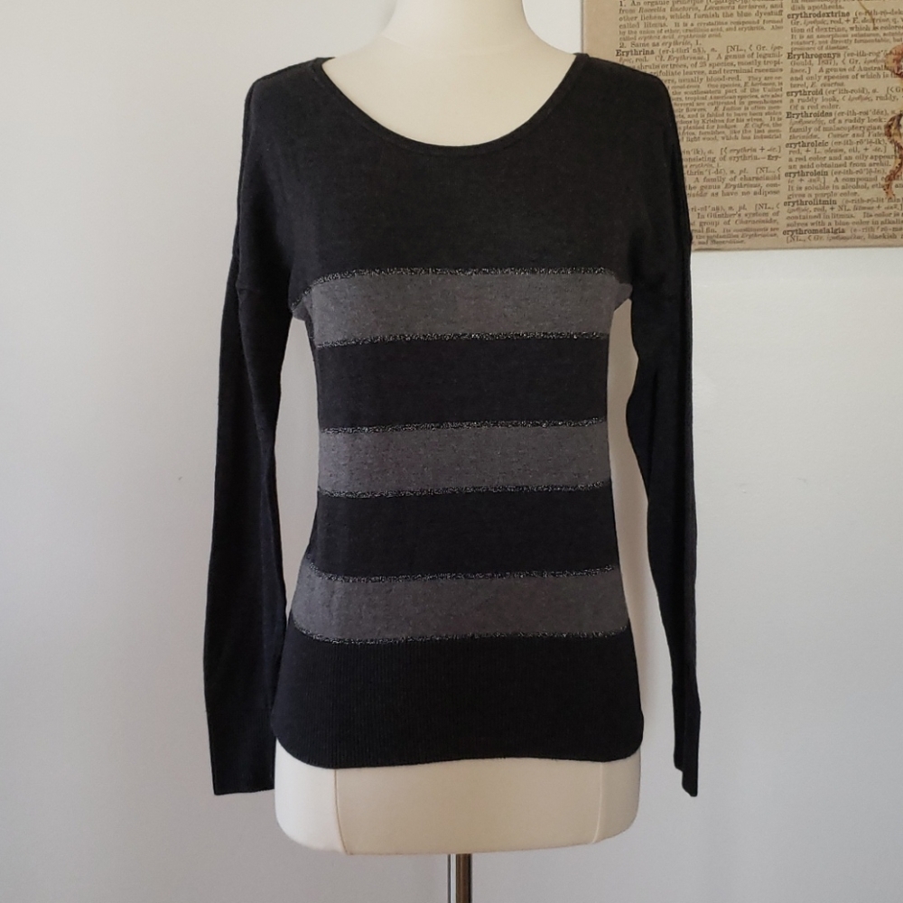 Ann Taylor LOFT Soft Black Sweater, S